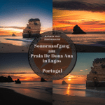 Sonnenaufgang am Praia De Dona Ana, Lagos / Portugal