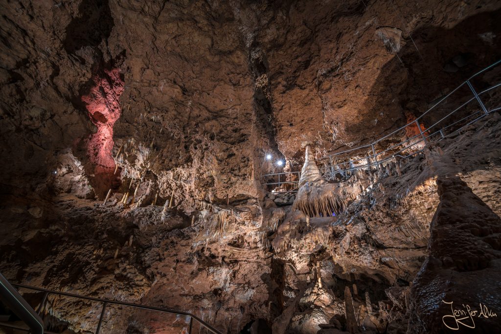 Der Riesensaal in der Teufelshöhle in Pottenstein