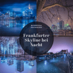 Frankfurt am Main – Skyline bei Nacht und Nebel
