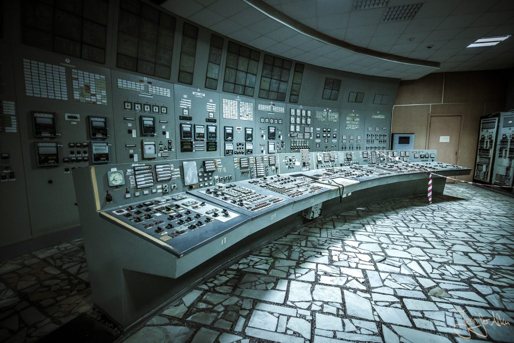 Führung durch das Atomkraftwerk in Tschernobyl