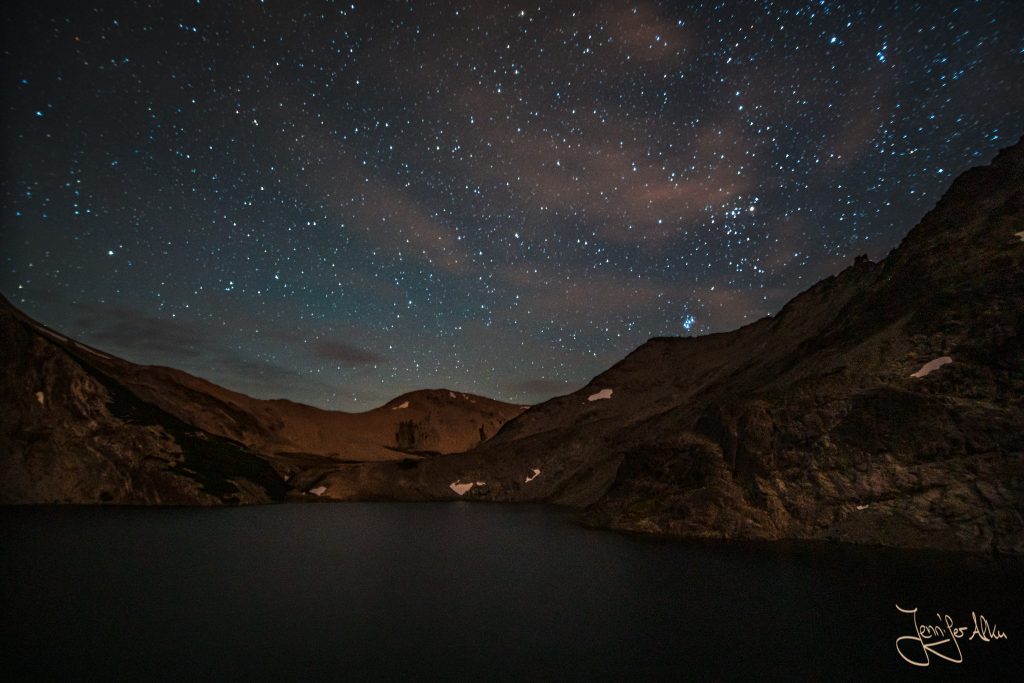 Sternenhimmel an der Laguna Negra - Bariloche / Argentinien