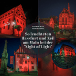 So leuchteten Hassfurt und Zeil am Main bei der "Night of Light"