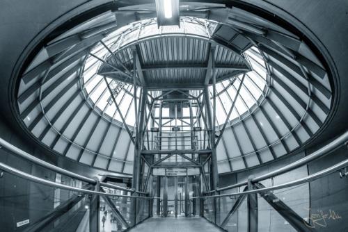 U-Bahn Station Messe - Frankfurt am Main, Hessen, Deutschland