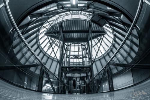 U-Bahn Station Messe - Frankfurt am Main, Hessen, Deutschland