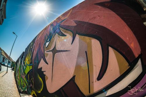 Streetart in Olhao, Portugal