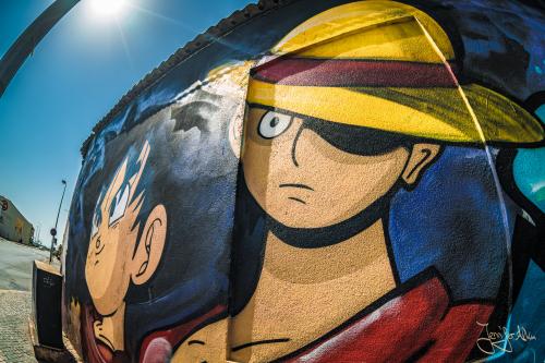 Streetart in Olhao, Portugal