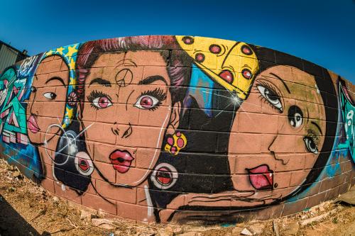 Streetart in Olhao, Portugal