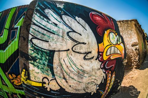 Streetart in Olhao, Portugal