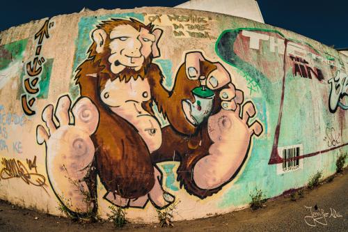 Streetart in Olhao, Portugal