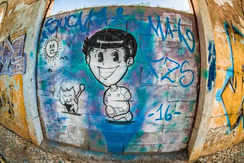 Streetart in Olhao, Portugal