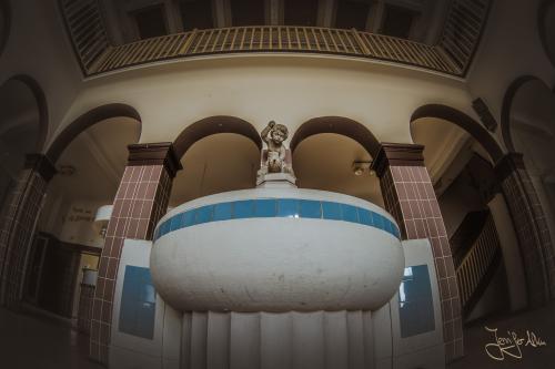 Springbrunnen im Leipziger Stadtbad