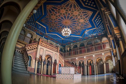 Die Damensauna im orientalischen Stil im Stadtbad Leipzig