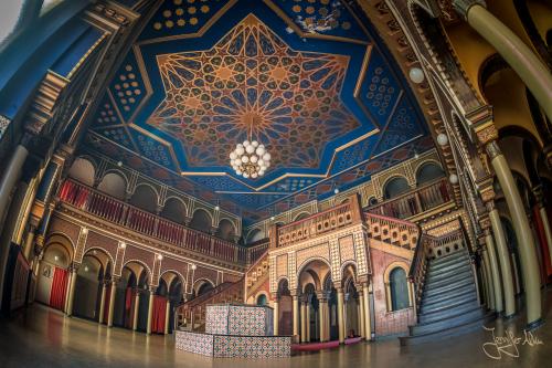 Die Damensauna im orientalischen Stil im Stadtbad Leipzig