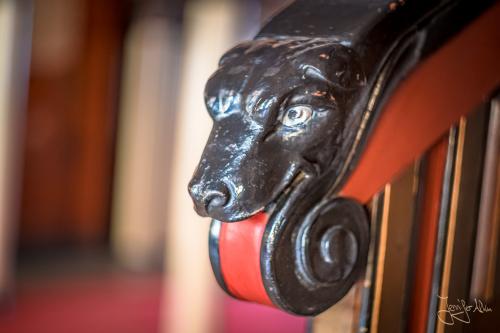 Treppengeländer im Saunabereich