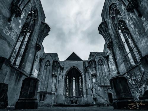 Kirchenruine Wachau - nahe Leipzig, Sachsen, Deutschland