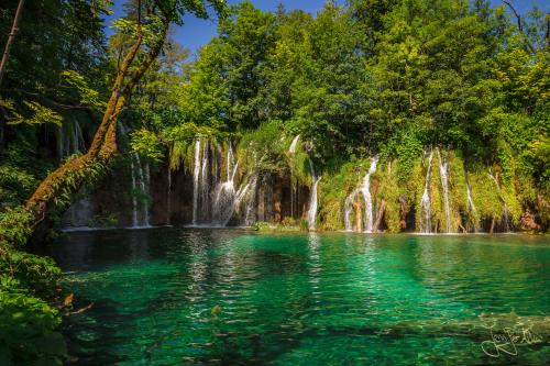 Die Plitvicer Seen in Kroatien