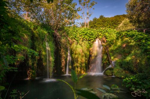 Schöne Wasserfälle