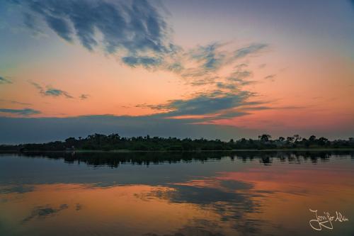 Sonnenaufgang am Amazonas (Manaus / Brasilien)