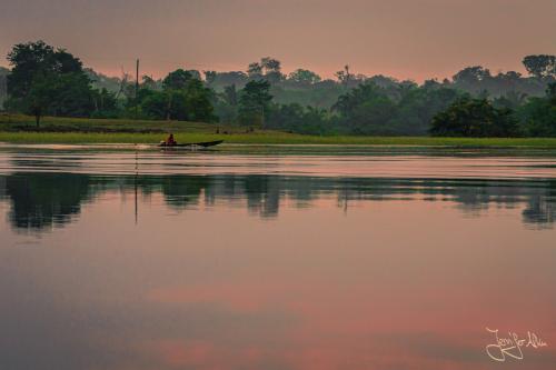 Sonnenaufgang am Amazonas (Manaus / Brasilien)