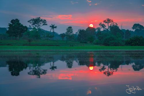 Sonnenaufgang am Amazonas (Manaus / Brasilien)