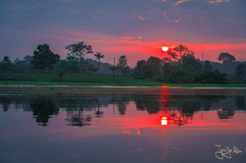 Sonnenaufgang am Amazonas (Manaus / Brasilien)