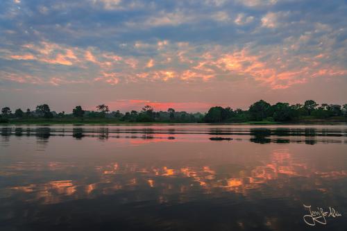 Sonnenaufgang am Amazonas (Manaus / Brasilien)