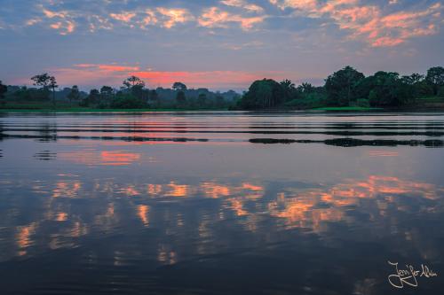 Sonnenaufgang am Amazonas (Manaus / Brasilien)