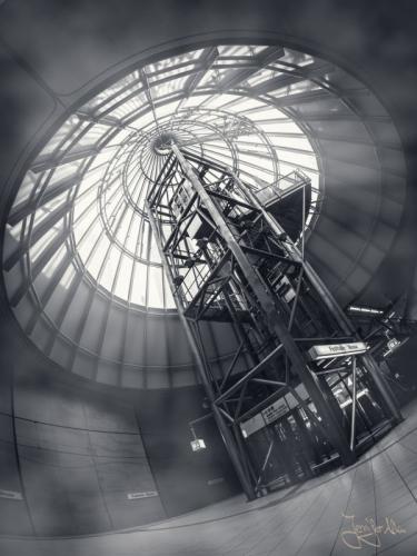 U-Bahn Station Messe - Frankfurt am Main, Hessen, Deutschland