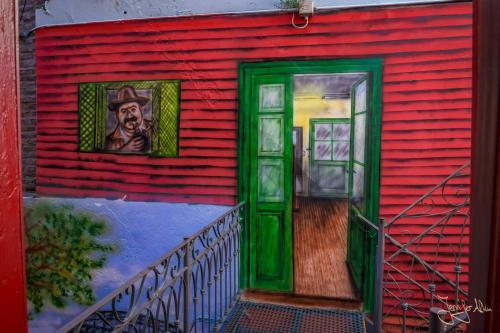 Die Sehenswürdigkeit / Touristenattraktion La Boca - Buenos Aires / Argentinien