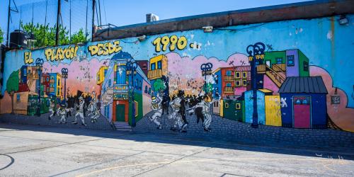 Die Sehenswürdigkeit / Touristenattraktion La Boca - Buenos Aires / Argentinien