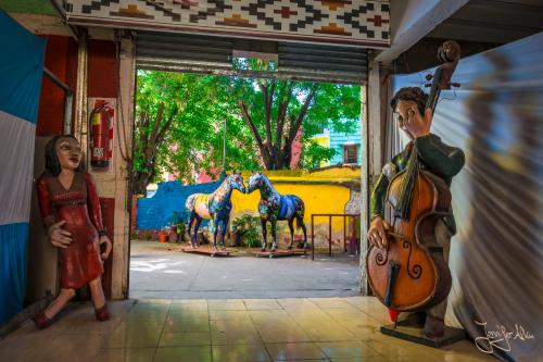 Die Sehenswürdigkeit / Touristenattraktion La Boca - Buenos Aires / Argentinien