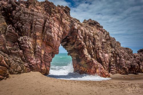 Pedra Furada in der Nähe von Jericoacoara im Nordosten von Brasilien