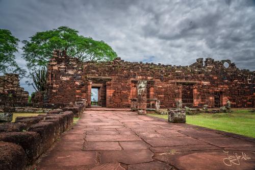 Die Ruinen von San Ignacio Mini