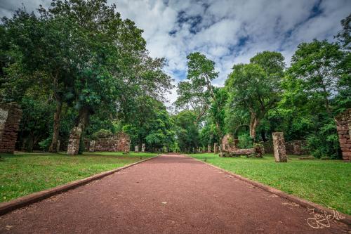 Die Ruinen von San Ignacio Mini