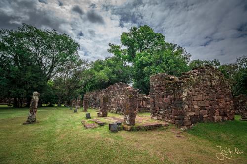 Die Ruinen von San Ignacio Mini