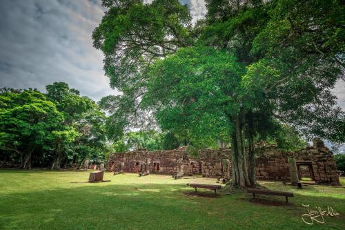 Die Ruinen von San Ignacio Mini