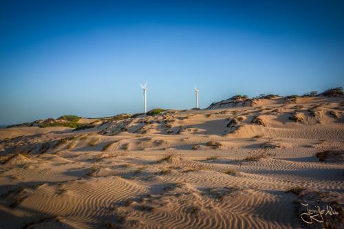 Der Sonnenuntergang an der Düne „Duna do Pôr-do-Sol“