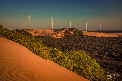 Der Sonnenuntergang an der Düne „Duna do Pôr-do-Sol“