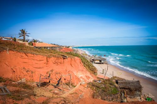 Der Hauptstrand von oben