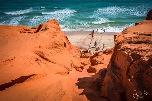 Der Hauptstrand von oben