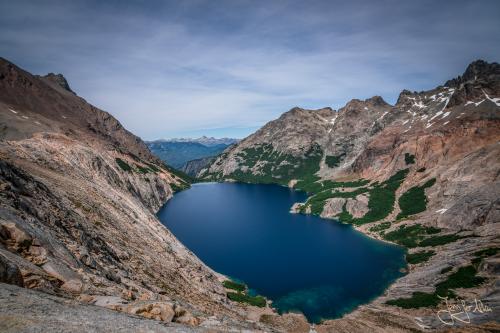 Panorama von der Laguna Azul / Laguna Calvú