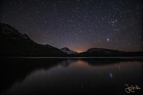 Traumhafter Sternenhimmel über der Laguna Ilon