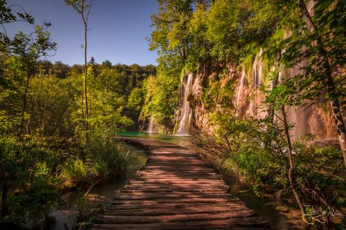 Die Plitvicer Seen in Kroatien