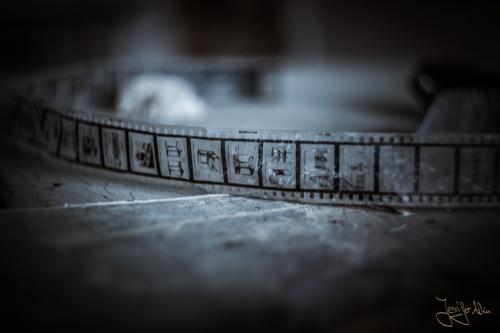 Alte Filmrolle - gefunden in einer alten Schule in Tschernobyl (Ukraine)