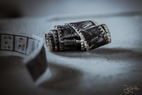 Alte Filmrolle - gefunden in einer alten Schule in Tschernobyl (Ukraine)