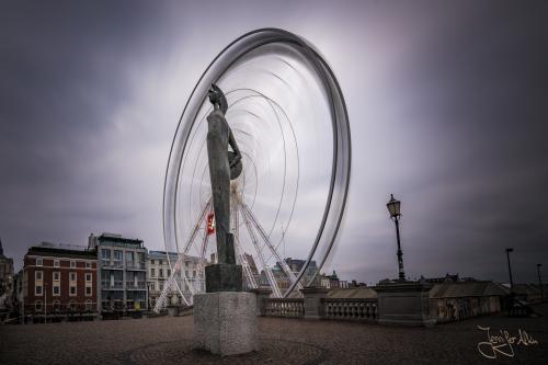 Riesenrad am Scheldeufer - Antwerpen, Belgien