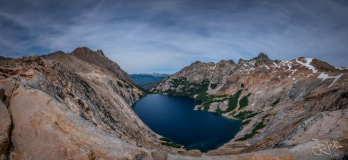 Panorama von der Laguna Azul / Laguna Calvú