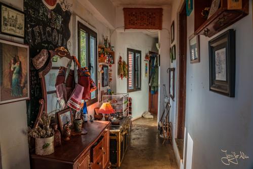 Die ausgestellte Kunst im Hostel bietet viel Inspiration