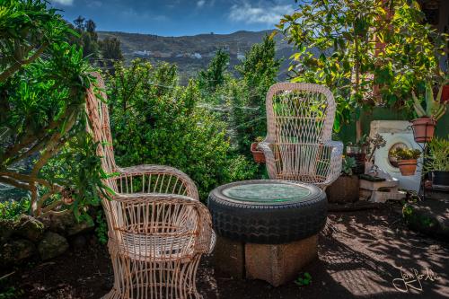 Gemütliche Sitzecke im Garten