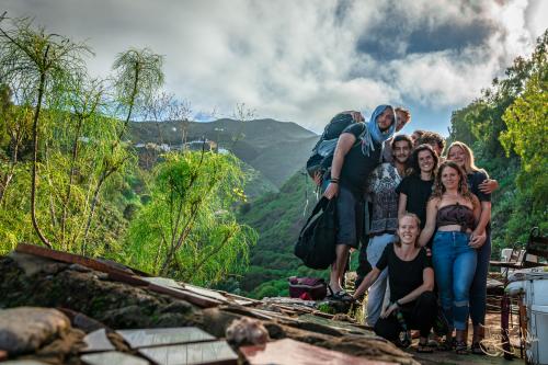 Abschiedsbild von meinen Freunden die großteils weitergereist sind
